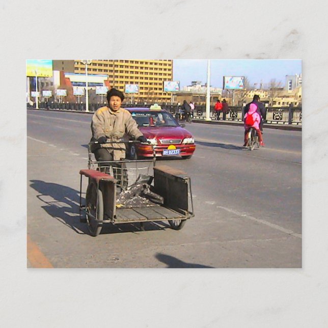 Suche nach dem nächsten Job Postkarte (Vorderseite)