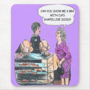 Suche nach der rechten Bra Mousepad