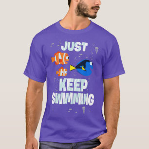Suche nach Dory nur Behaltend Schwimmen T-Shirt