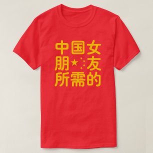Suche nach einer chinesischen Freundin ~ Hanzi Spr T-Shirt