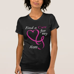 Suche nach einer Heilung/Herz/Mama...Brustkrebs T-Shirt