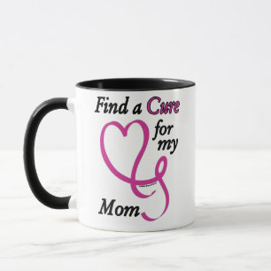 Suche nach einer Heilung/Herz/Mama...Brustkrebs Tasse