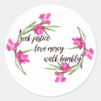 Suche nach Gerechtigkeit, Liebe Gnade, Walk Humbly