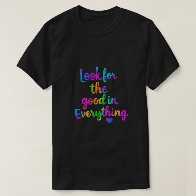 Suche nach Gutem  T-Shirt (Design vorne)