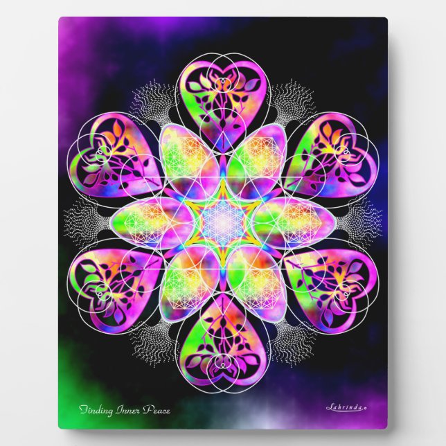 Suche nach innerer Ruhe Fotoplatte (Vorderseite)