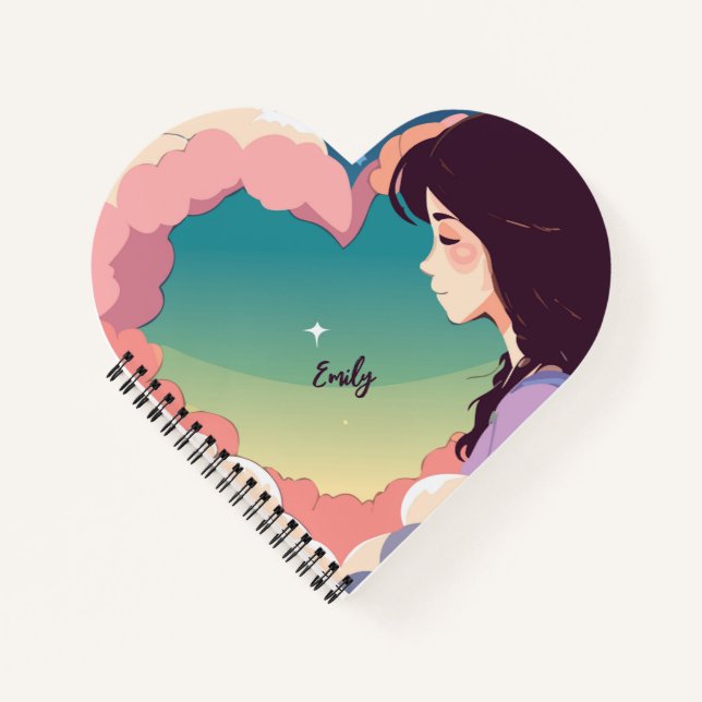 Suche nach Liebe Notizbuch (Vorderseite)