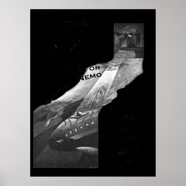 Suche nach Nemo Jules Vernes New Steampunk Book Poster (Vorne)