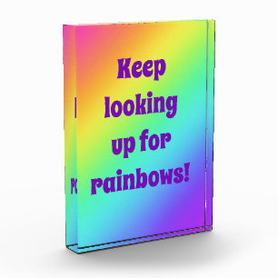 Suche nach Rainbows-Foto-Block behalten Fotoblock