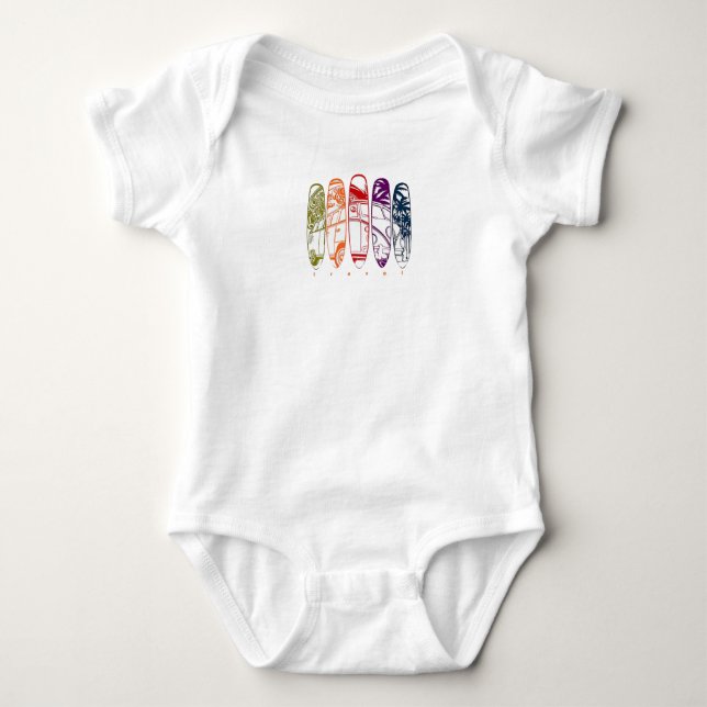 Suche nach Waves Baby Strampler (Vorderseite)