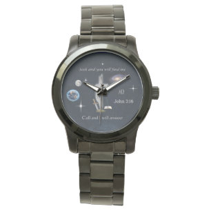 Suche und du wirst mich finden armbanduhr