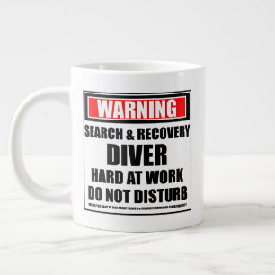 Suche und Erholung von Tauchern am Arbeitsplatz Jumbo-Tasse