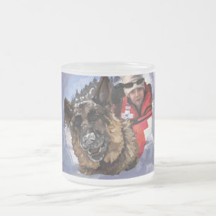 Suche und Rettung deutscher Schafe im Schnee Mattglastasse