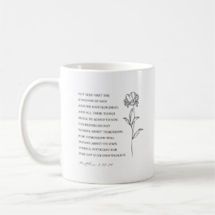 Suche zuerst Matthäus 6:33 Kaffeetasse