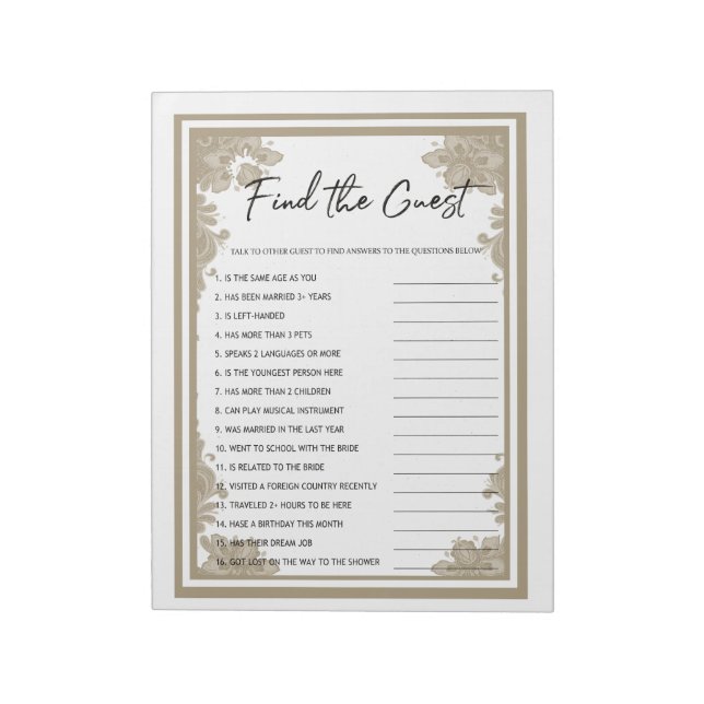 Suchen des Game Notepad Notizblock (Rotiert)