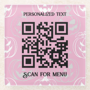 Suchen nach Menu QRcode mit personalisiertem Pk LP Glasuntersetzer
