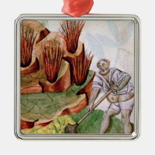 Suchen nach Schwefel, Dioscorides "De Herbis' Silbernes Ornament