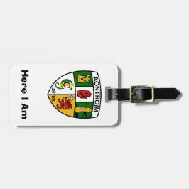 Suchen Sie die Personalisierte Antrim Landkreis ID Gepäckanhänger