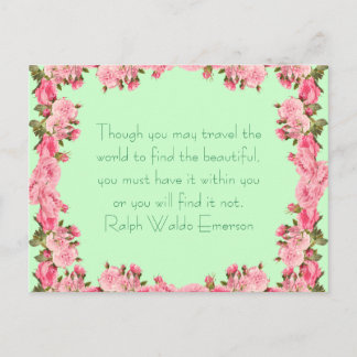 Suchen Sie die Schöne - Postkarte