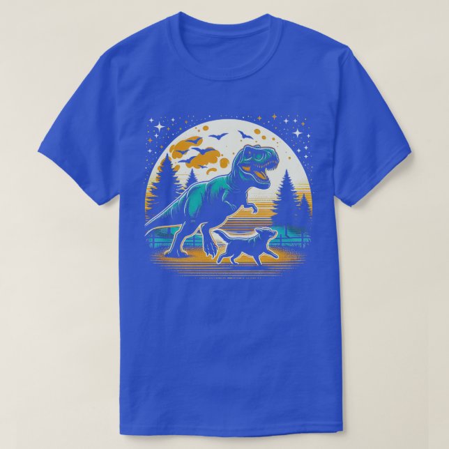 Suchen Sie ein lustiges Halloween Trex Walking? T-Shirt (Design vorne)