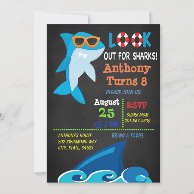 Suchen Sie heraus nach Einladung (Vorderseite)