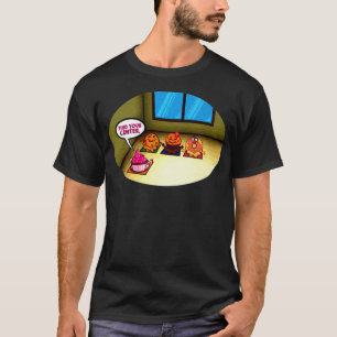 Suchen Sie Ihr Center Cookie Cupcake Donut Skatebo T-Shirt