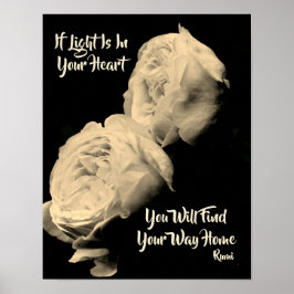 Suchen Sie Ihre Zuhause Inspiration Rumi Zitat Poster