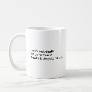 Suchen Sie keine Tasse des Todes