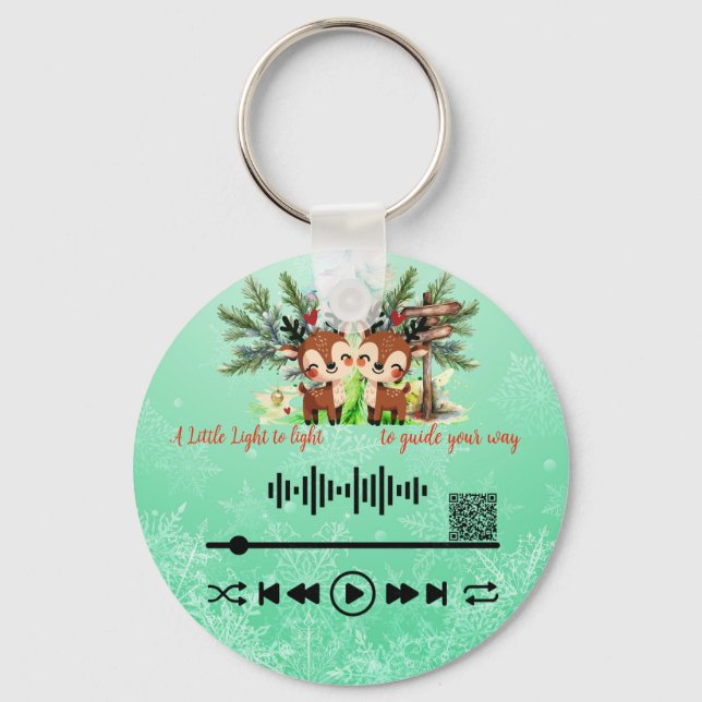 Suchen Sie nach, führen Sie Ihren Weg Schlüsselanh Schlüsselanhänger (Vorderseite)