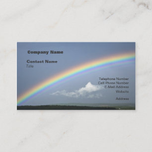Suchen Sie nach Rainbow Business Cards Visitenkarte