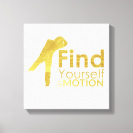 Suchen Sie sich in der Leinwand von Motion | Gold