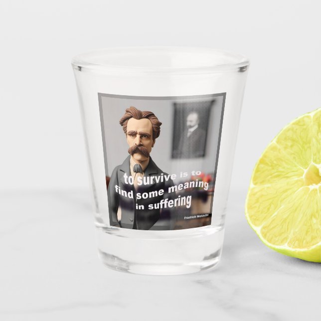 Suchen von Bedeutung in Leid Schnapsglas (Vorderseite)