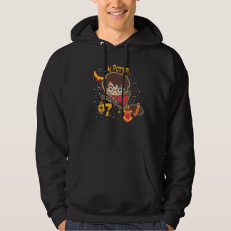 Sucher Cartoon-Harry Potter Quidditch Hoodie