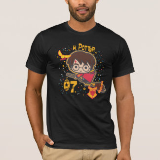 Sucher Cartoon-Harry Potter Quidditch T-Shirt