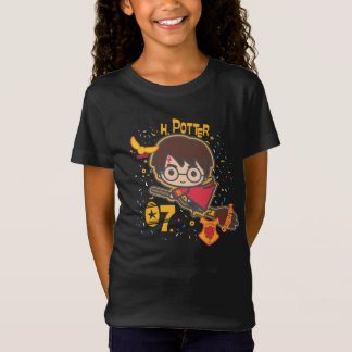 Sucher Cartoon-Harry Potter Quidditch T-Shirt