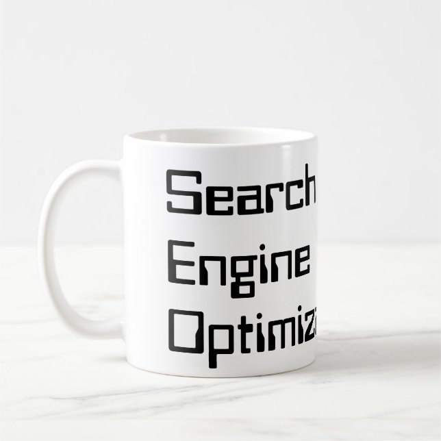 Suchmaschine-Optimierung - SEO Tasse (Links)