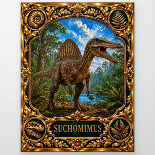 Suchomimus, Juwelen-Erbstück-Kunst Postkarte