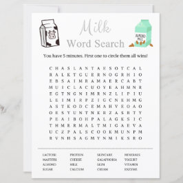 Suchspiel für Milch Word