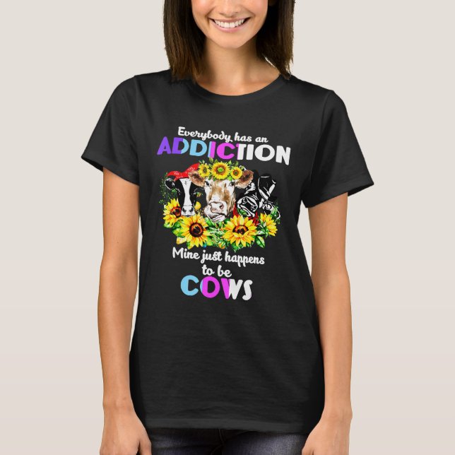 Sucht Mine Sei Kühe Kuh T-Shirt (Vorderseite)
