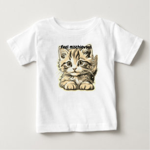 Sucht nach Unfug Kätzchen Baby T-shirt