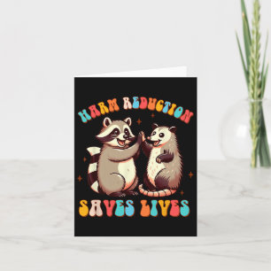 Suchtberater Racoon Opossum Schadensminderung Karte