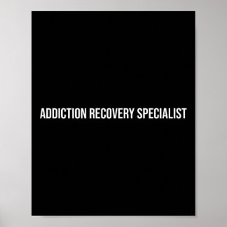 Suchtbewältigungsspezialist Psychische Gesundheit Poster