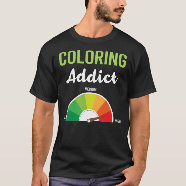 Suchtfarben T-Shirt (Vorderseite)