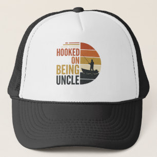Süchtig aufs Onkel-Angeln Vintage-Grafik_1 Truckerkappe