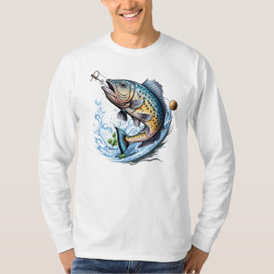 Süchtig Nach Angeln  T-Shirt
