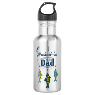 Süchtig nach dem besten Papa Personalisierter An Edelstahlflasche