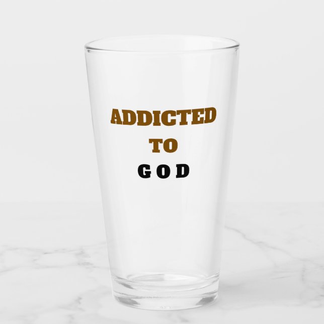 SÜCHTIG NACH GOTT GLAS (Vorderseite)