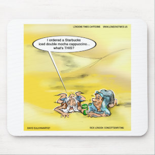 Süchtig nach Kaffee von Londons Times Cartoons Mousepad