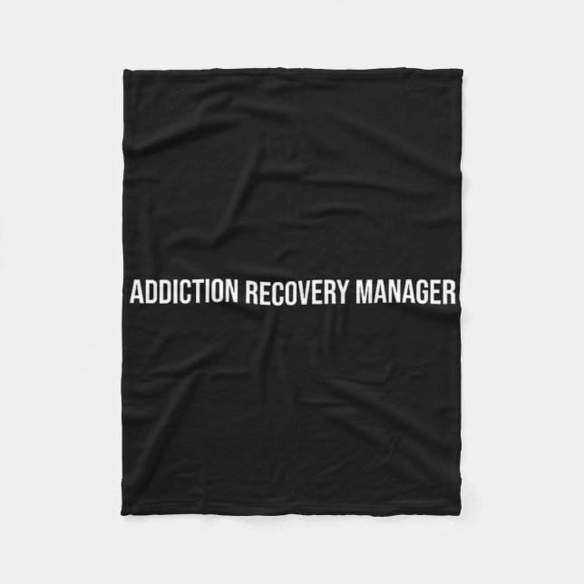 Suchttherapiemanager Psychische Gesundheit  Fleecedecke (Vorderseite)