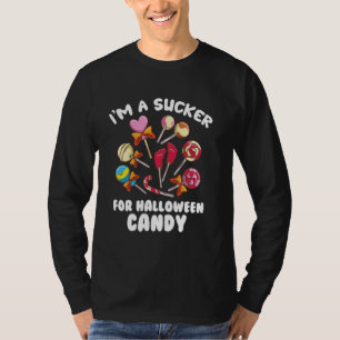 Sucker für Halloween Candy Trick oder Treat Lollip T-Shirt