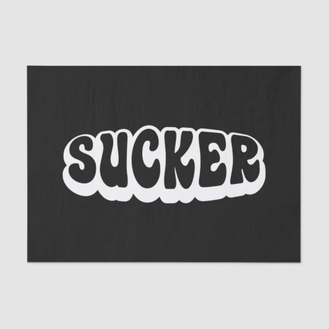 SUCKER SEIDENPAPIER (Vorderseite)